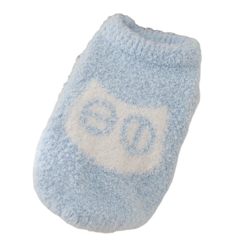 KFX-5689917 Cozy Pet Sweater with Owl Design, Warm Pullover for Cats and Small Dogs