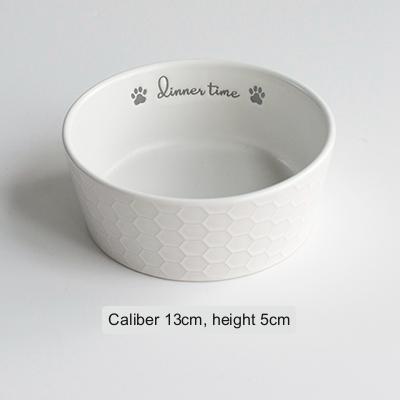 KFX-5691325 Slightly Flawed Ceramic Cat Bowl - Various Color Options Available