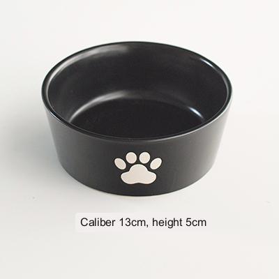 KFX-5691325 Slightly Flawed Ceramic Cat Bowl - Various Color Options Available