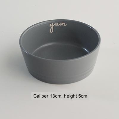 KFX-5691325 Slightly Flawed Ceramic Cat Bowl - Various Color Options Available
