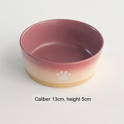 KFX-5691325 Slightly Flawed Ceramic Cat Bowl - Various Color Options Available