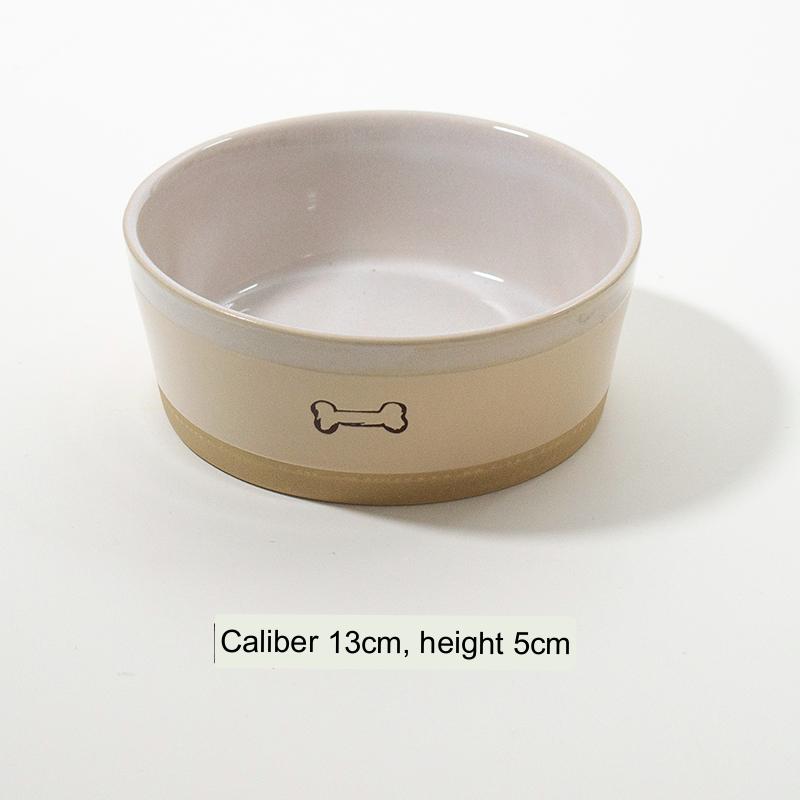 KFX-5691325 Slightly Flawed Ceramic Cat Bowl - Various Color Options Available
