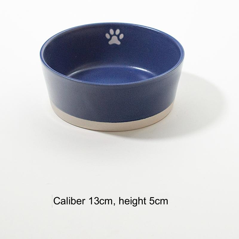 KFX-5691325 Slightly Flawed Ceramic Cat Bowl - Various Color Options Available