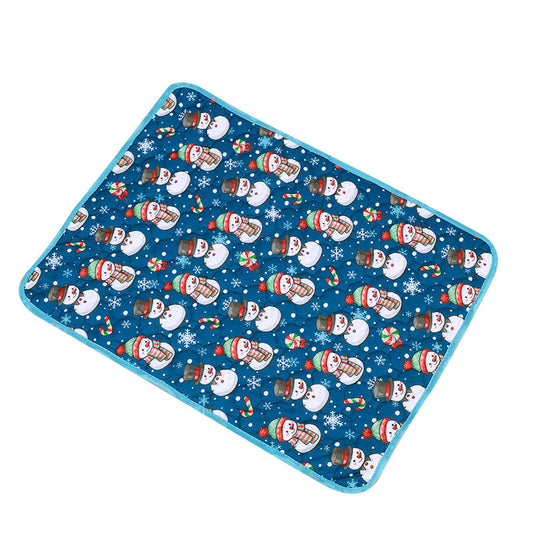 KFX-5692989 Christmas Style Absorbent Non-Slip Urine Pad for Dogs - Available in Multiple Designs and Sizes