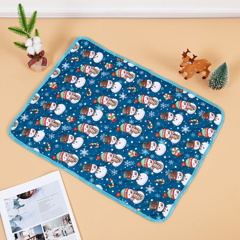 KFX-5692989 Christmas Style Absorbent Non-Slip Urine Pad for Dogs - Available in Multiple Designs and Sizes