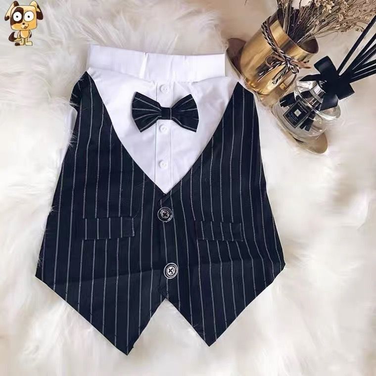 KFX-5693501 Elegant British Style Dog Suit Coat for All Sizes