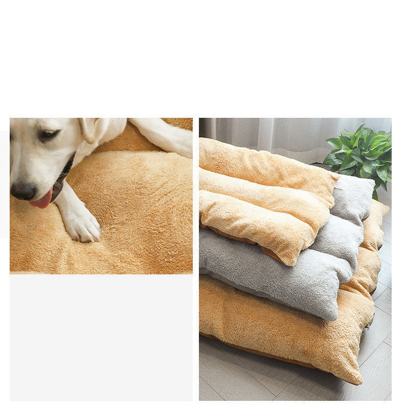 KFX-5700925 Removable and Washable Dog Cushion for Medium to Large Dogs in Gray and Brown