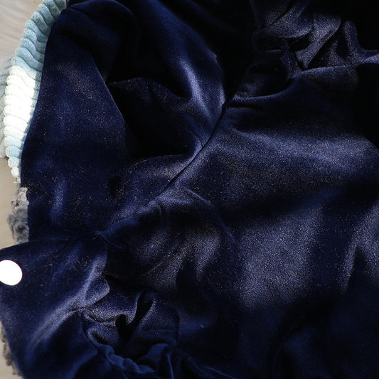 KFX-5701309 Cute Cotton Coat for Small Dogs - Bubble Wool, Big Ears Design, XS-XL Size Options