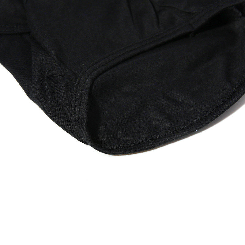 KFX-5702461 All Black Casual Cat Vest - Cotton, Stain-Resistant, Various Sizes Available