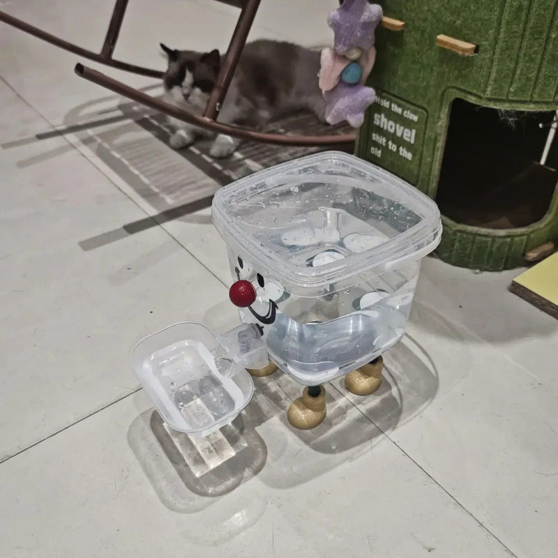 KFX-5702717 Cute Automatic Cat Water Dispenser with 3-Liter Capacity and Colorful Design