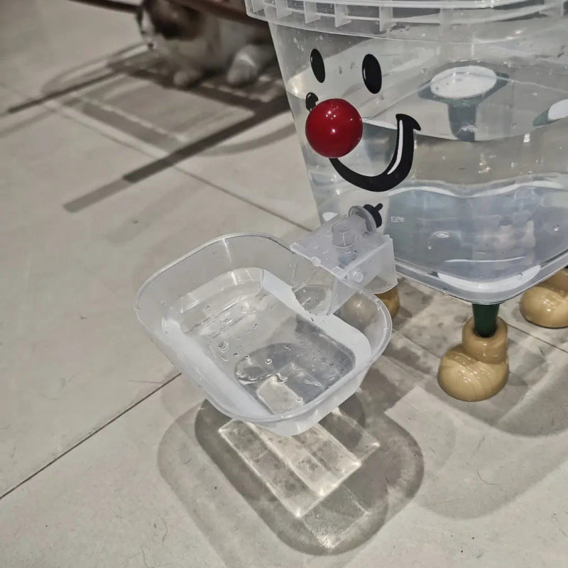 KFX-5702717 Cute Automatic Cat Water Dispenser with 3-Liter Capacity and Colorful Design