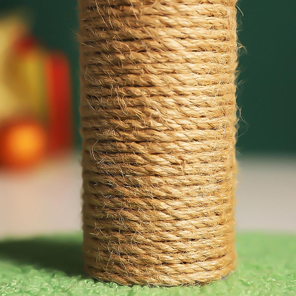 KFX-5705917 Natural Cotton Rope Cat Climbing Frame with Durable Sisal Hemp Structure