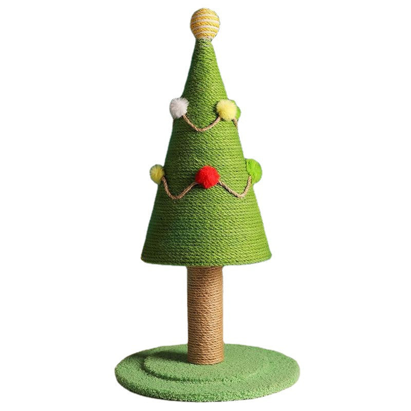 KFX-5705917 Natural Cotton Rope Cat Climbing Frame with Durable Sisal Hemp Structure