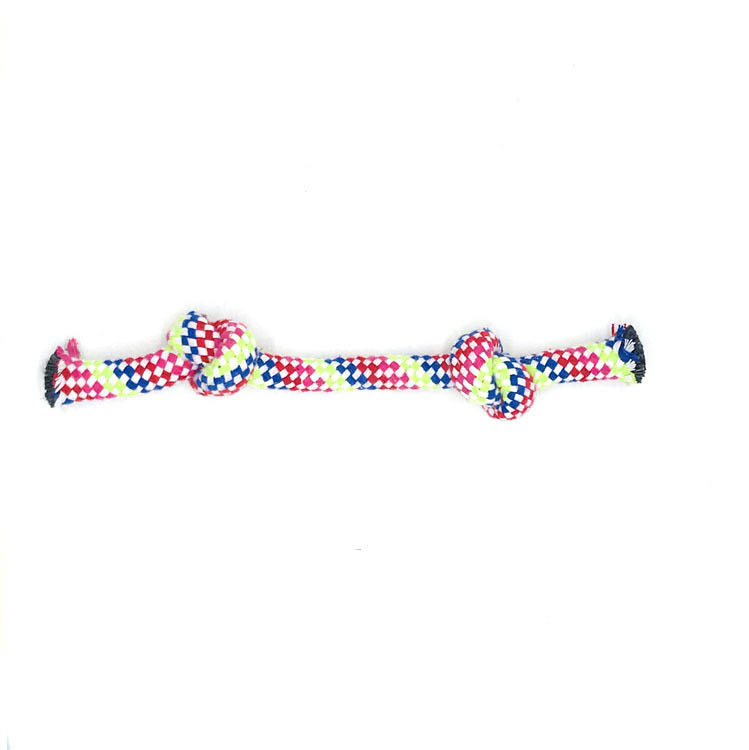 KFX-5707453 Durable Cotton Rope Dog Toy Set - 10 Piece Bite Resistant Playtime Collection