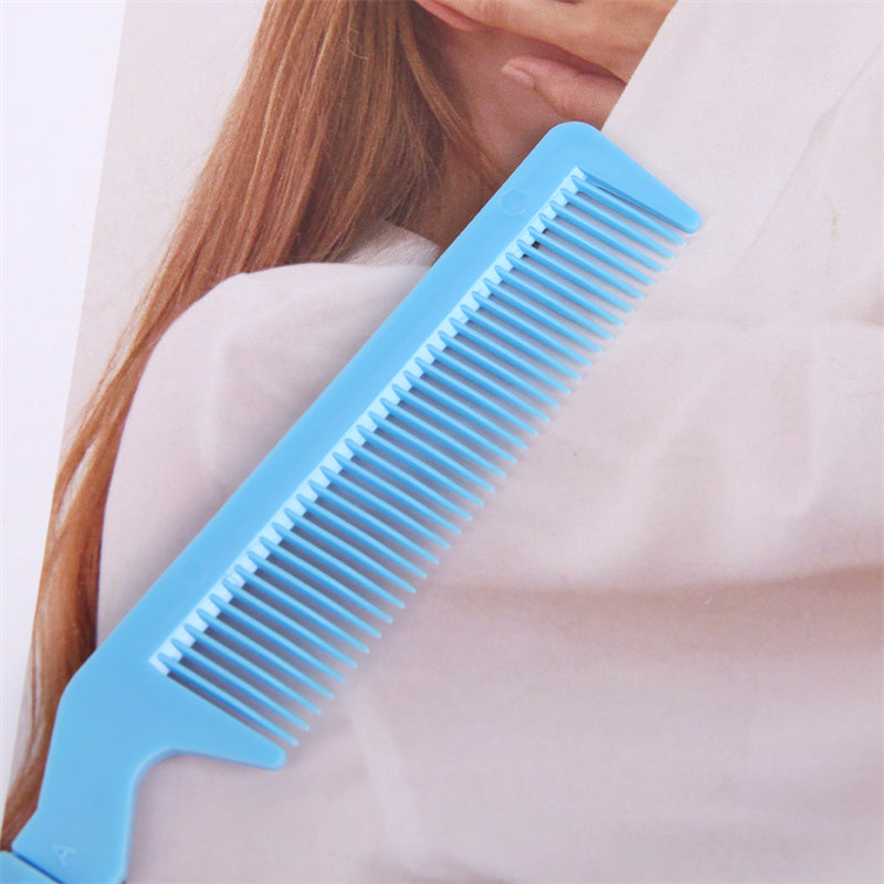 KFX-5708221 Two-Sided Pet Sharpening Comb with Built-in Blade - Pink, Blue, Beige