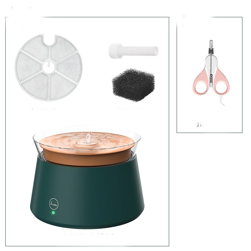 KFX-5708477 Intelligent Pet Water Dispenser with Multiple Filter Options and Nail Clippers