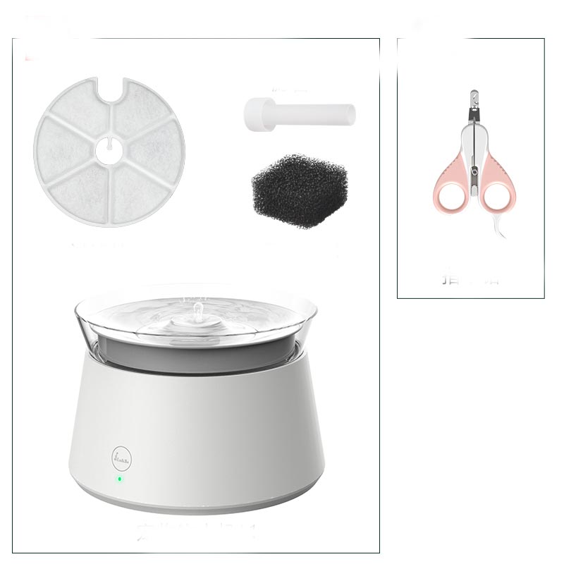 KFX-5708477 Intelligent Pet Water Dispenser with Multiple Filter Options and Nail Clippers