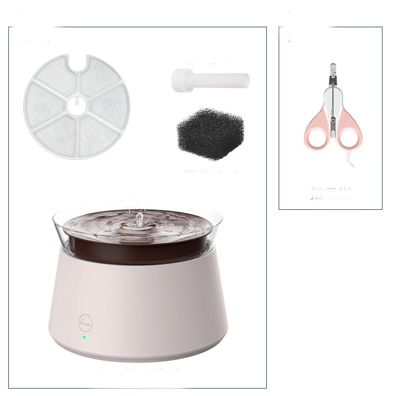 KFX-5708477 Intelligent Pet Water Dispenser with Multiple Filter Options and Nail Clippers