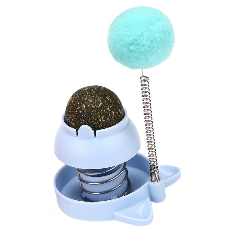 KFX-5709885 Mint Ball Cat Toy for Hairball Relief and Teeth Cleaning, 55mm Size