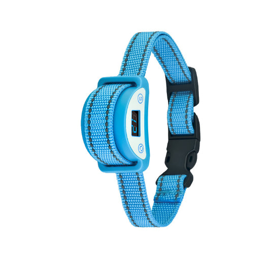 KFX-5710397 Sky Blue Waterproof Anti-Cat Call Bark Stopper Collar with Accessories