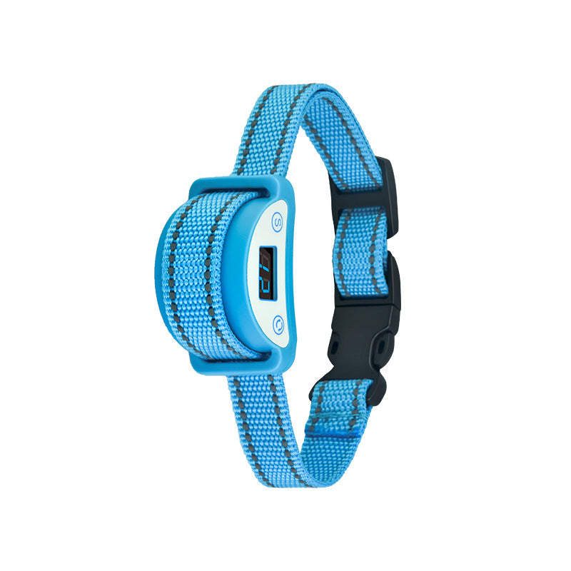 KFX-5710397 Sky Blue Waterproof Anti-Cat Call Bark Stopper Collar with Accessories