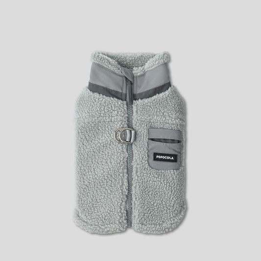 KFX-5712957 Warm Lambswool Vest for Puppies - Autumn and Winter Cozy Clothing in Sizes S to 2XL