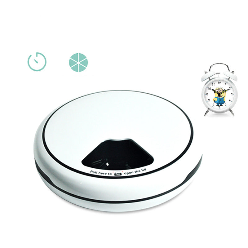 KFX-5713213 Automatic Intelligent Pet Feeder with Voice Prompt and Unmanned Feeding System, 1.6L Capacity