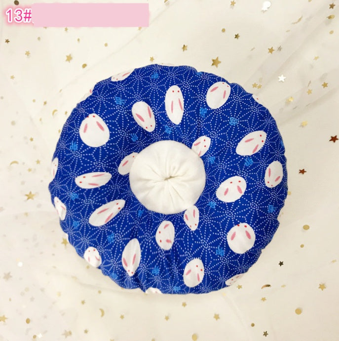 KFX-5714365 Soft Cotton Cat Collar with Adjustable Sizes and Cute Cartoon Designs