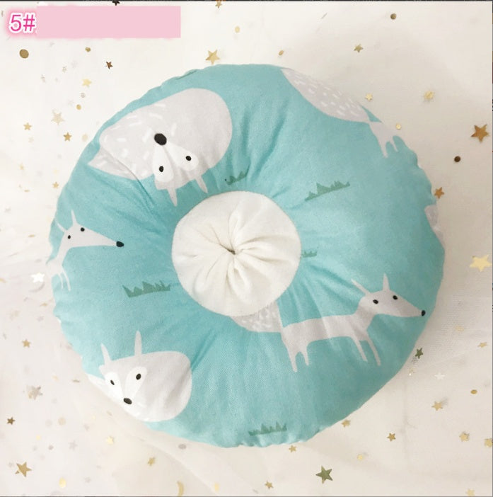 KFX-5714365 Soft Cotton Cat Collar with Adjustable Sizes and Cute Cartoon Designs
