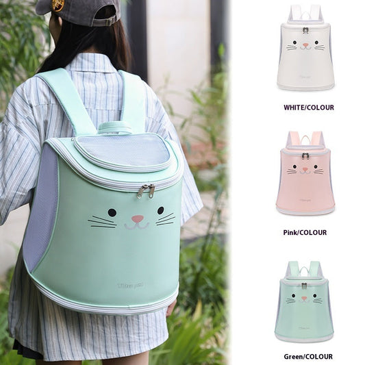 KFX-5714621 Foldable Large Capacity Cat and Dog Bag with Contrast Color Design