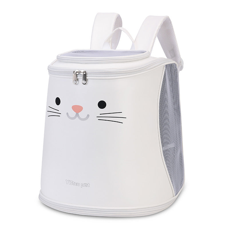 KFX-5714621 Foldable Large Capacity Cat and Dog Bag with Contrast Color Design