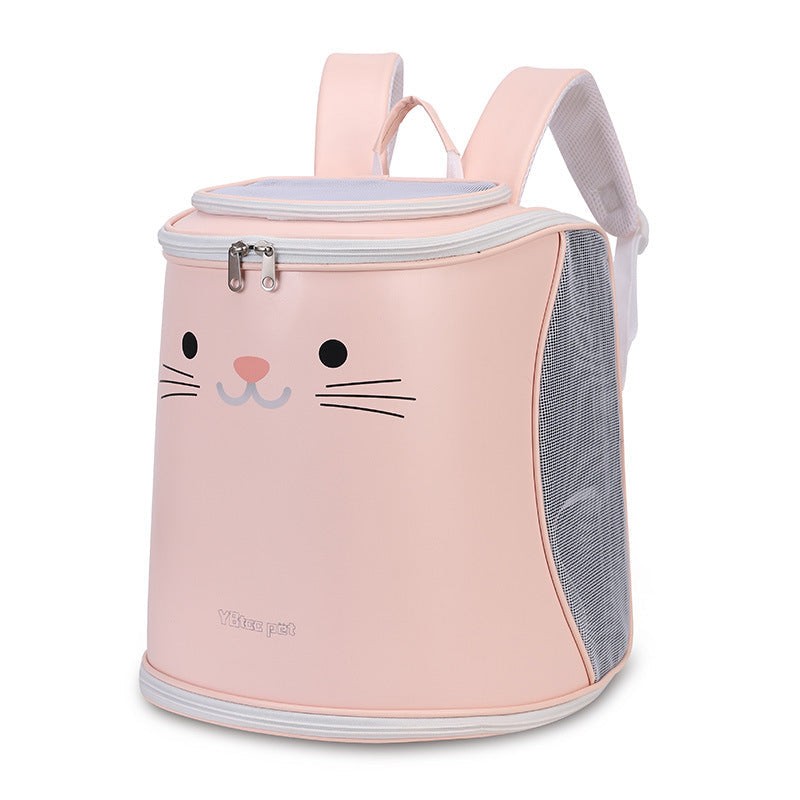 KFX-5714621 Foldable Large Capacity Cat and Dog Bag with Contrast Color Design