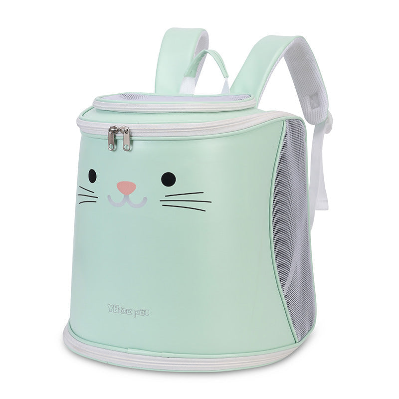 KFX-5714621 Foldable Large Capacity Cat and Dog Bag with Contrast Color Design
