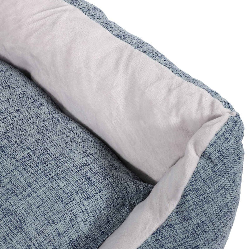KFX-5718205 Cozy Soft Cloth Pet Kennel Mat for Small and Medium Pets - Light and Dark Gray Options