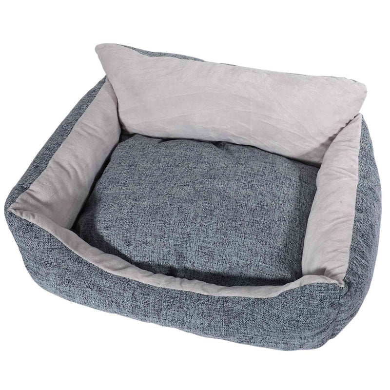 KFX-5718205 Cozy Soft Cloth Pet Kennel Mat for Small and Medium Pets - Light and Dark Gray Options