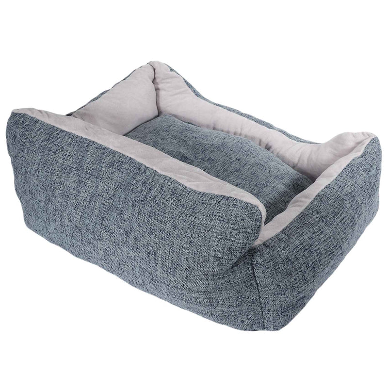 KFX-5718205 Cozy Soft Cloth Pet Kennel Mat for Small and Medium Pets - Light and Dark Gray Options