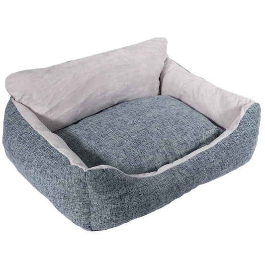 KFX-5718205 Cozy Soft Cloth Pet Kennel Mat for Small and Medium Pets - Light and Dark Gray Options