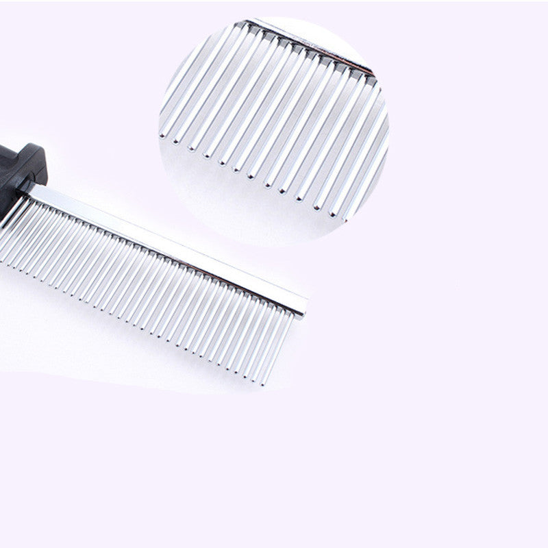 KFX-5719741 Stainless Steel Hair Comb - 17CM Length for Effortless Styling