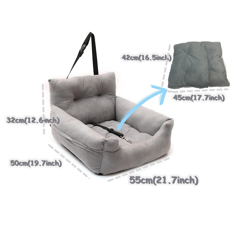KFX-5720381 Co-Driving Pet Bed and Doghouse for Comfortable Travel and Relaxation