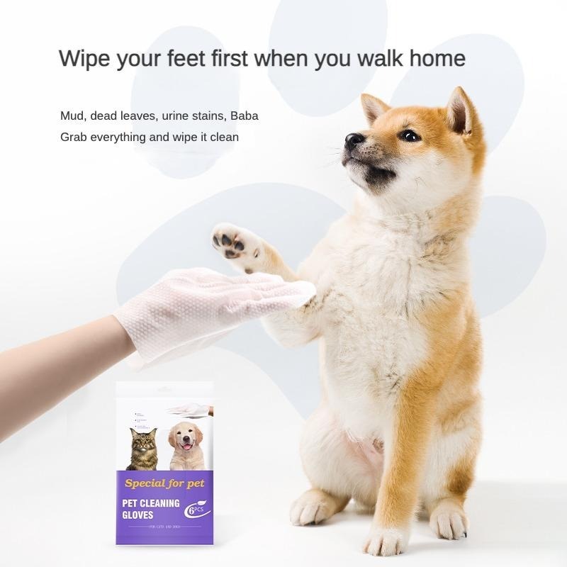 KFX-5723581 Pet Cleaning and Deodorizing Wipes with Coconut Oil for Dogs and Cats - Hypoallergenic Grooming and Travel Care