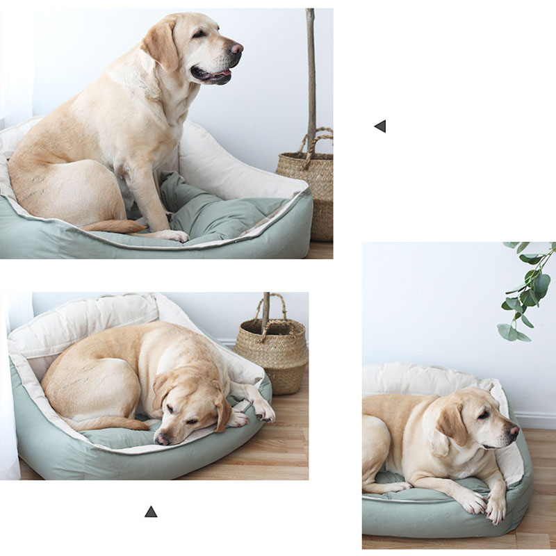 KFX-5723965 Versatile Removable Washable Pet Mat for Small to Extra Large Dogs - Suede and Linen Design