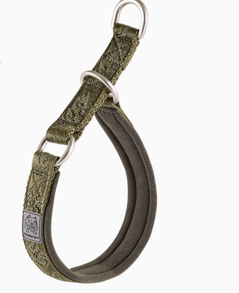 KFX-5725885 Durable Nylon Dog Walking Collar - Reflective Options in Multiple Colors & Sizes