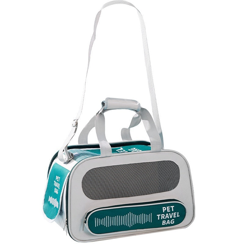 KFX-5726141 Spacious and Breathable Pet Backpack – Soft Oxford Cloth with Mesh Design for Cats and Small Dogs