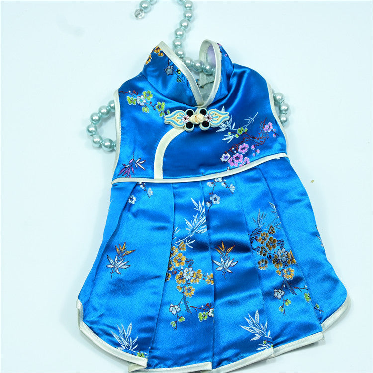 KFX-5726269 Elegant Brocade Dress for Female Pets - Spring, Summer & Autumn Style