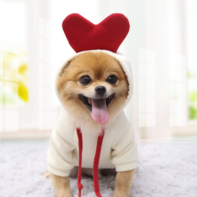 KFX-5733821 Apple Costume for Small Dogs and Cats - Fruity Cotton Vest Shirt for Pets