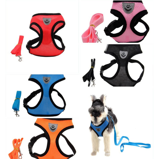KFX-5735229 High-End Multi-Color Mesh Dog Harness for Comfortable Walks