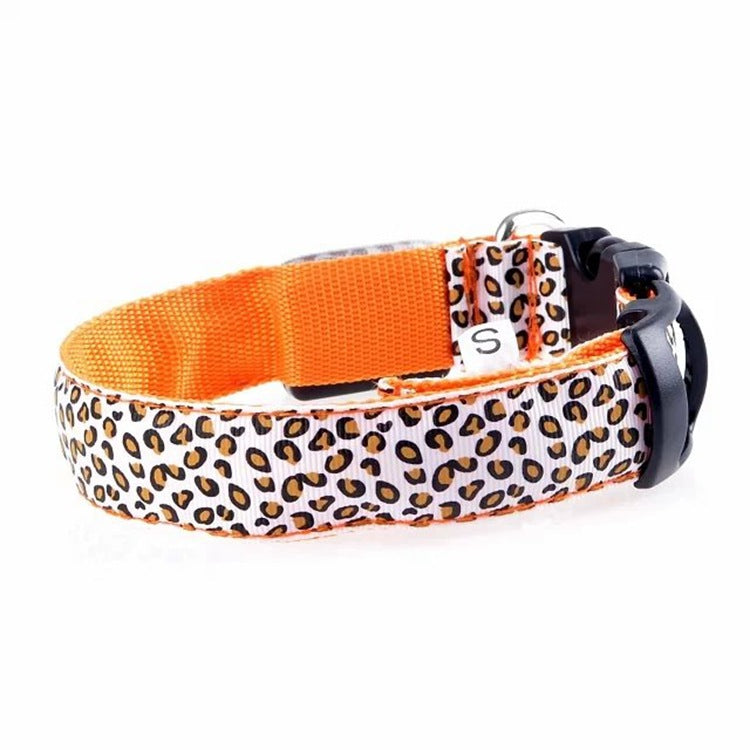 KFX-5737405 Rechargeable LED Dog Collar for Safety and Visibility at Night