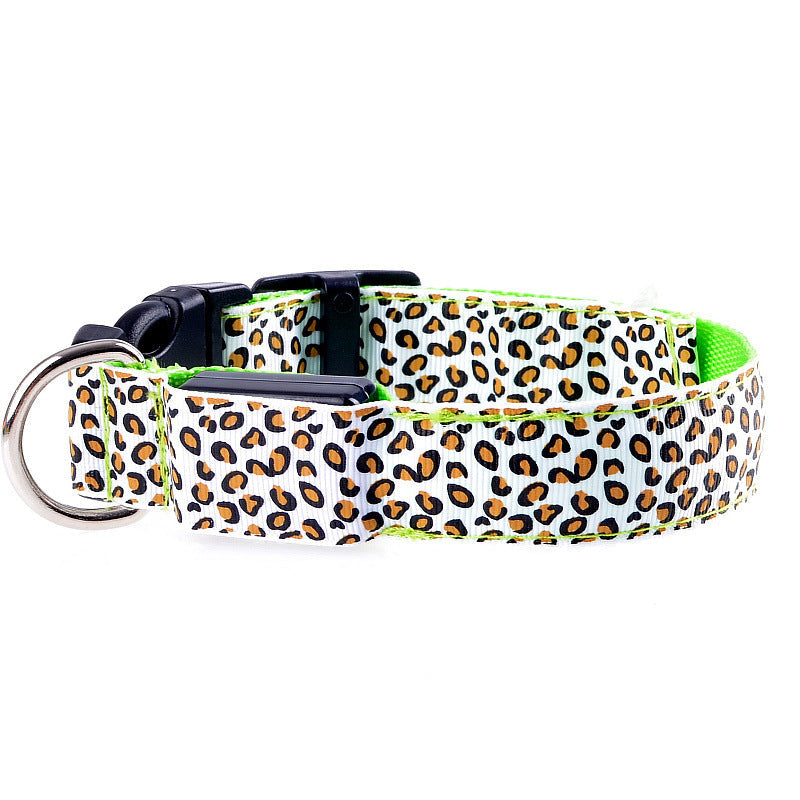 KFX-5737405 Rechargeable LED Dog Collar for Safety and Visibility at Night