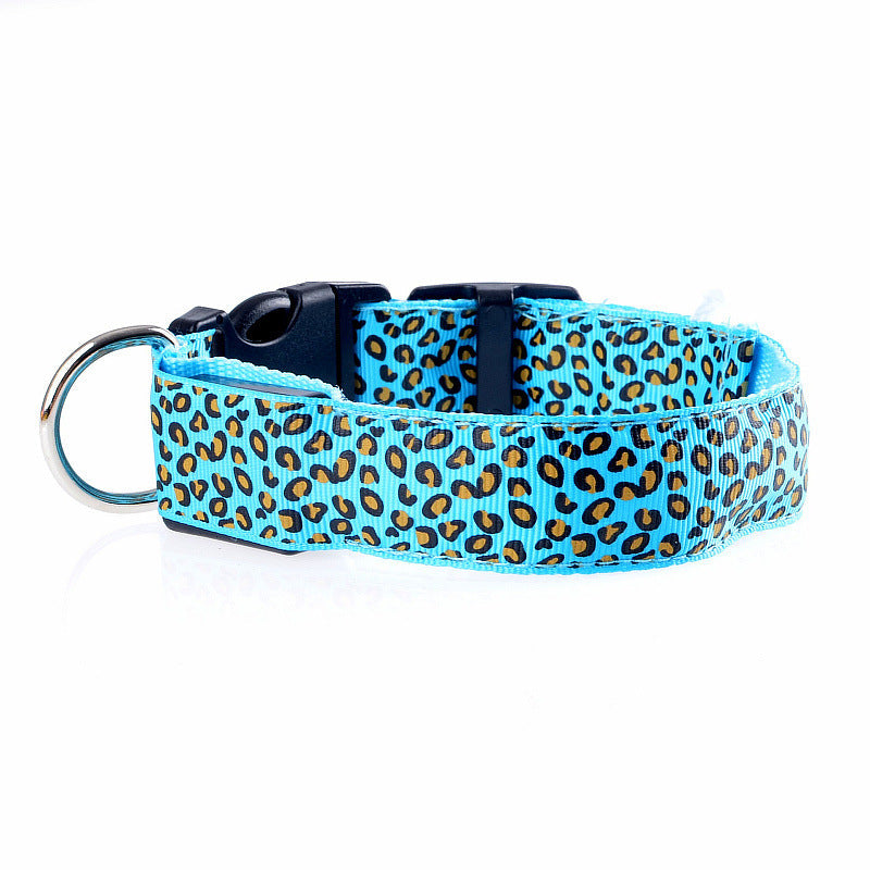 KFX-5737405 Rechargeable LED Dog Collar for Safety and Visibility at Night