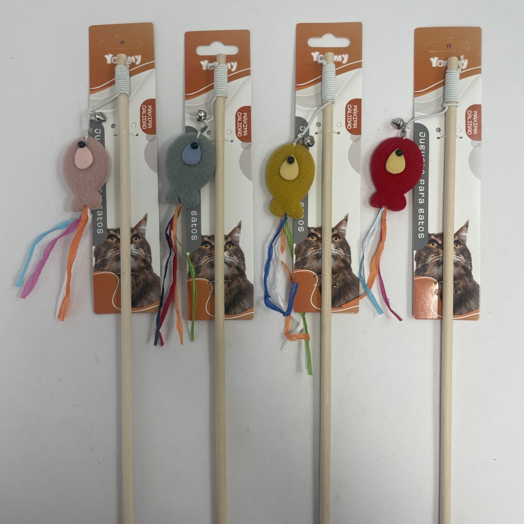 KFX-5740221 Interactive Fish Cat Teaser for Engaging Playtime